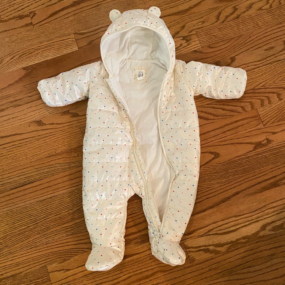 🆕 NWOT 3-6 month Gap Lightweight Bundler Snowsuit